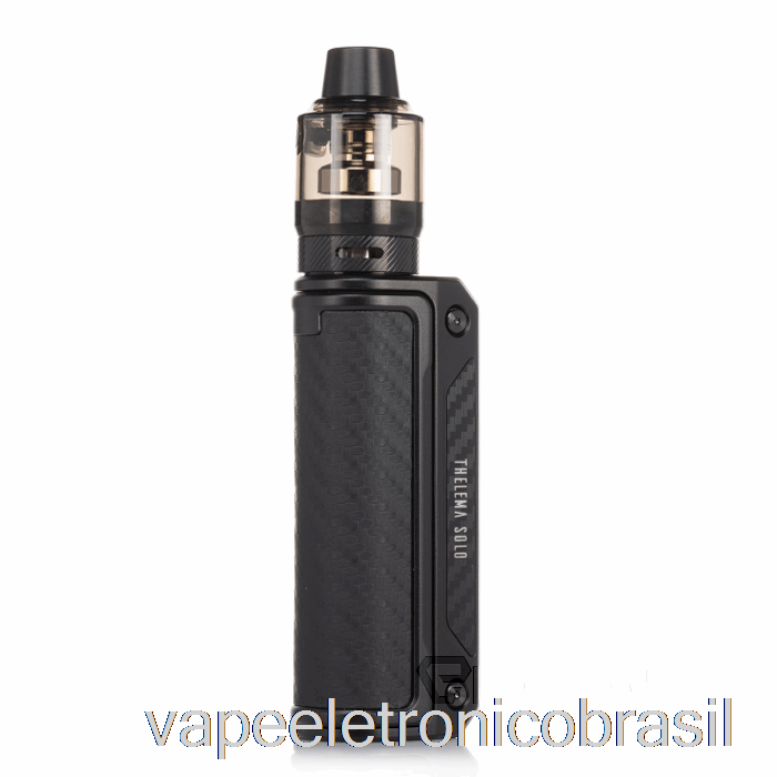 Vape Vaporesso Perdeu Vape Thelema Solo 100w Starter Kit Preto / Fibra De Carbono